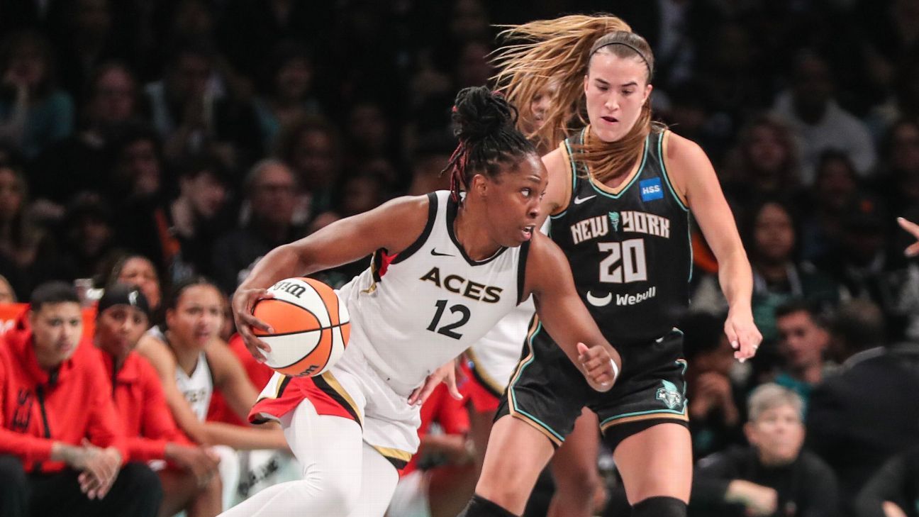 WNBA பிளேஆஃப்கள் 2024: லிபர்ட்டி, ஏசஸ் அரையிறுதியில் சந்திக்கும்