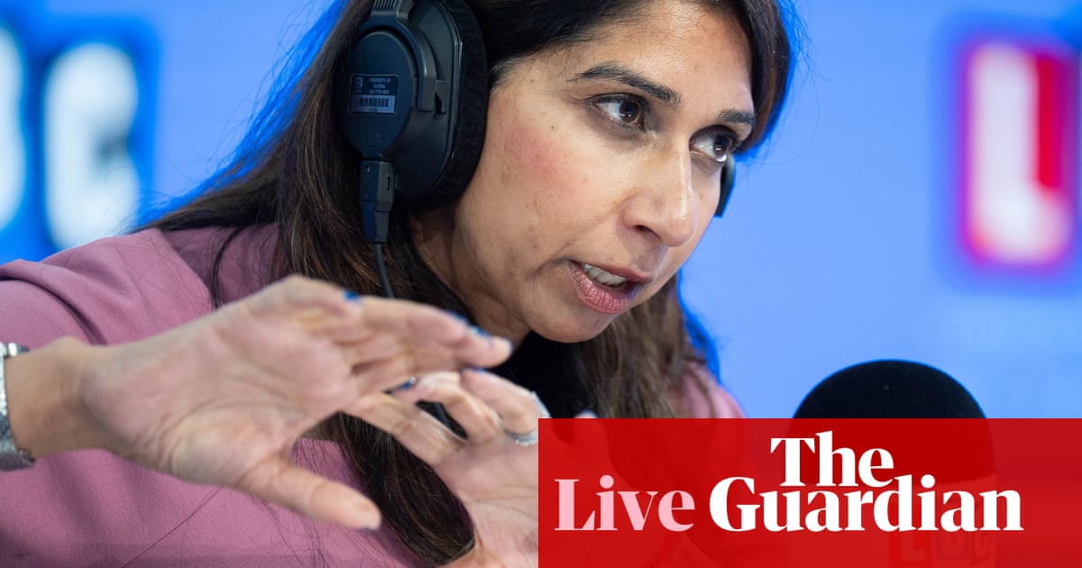 Braverman defends using personal email for work as minister, claiming there’s ‘tedious’ explanation – UK politics live | Politics