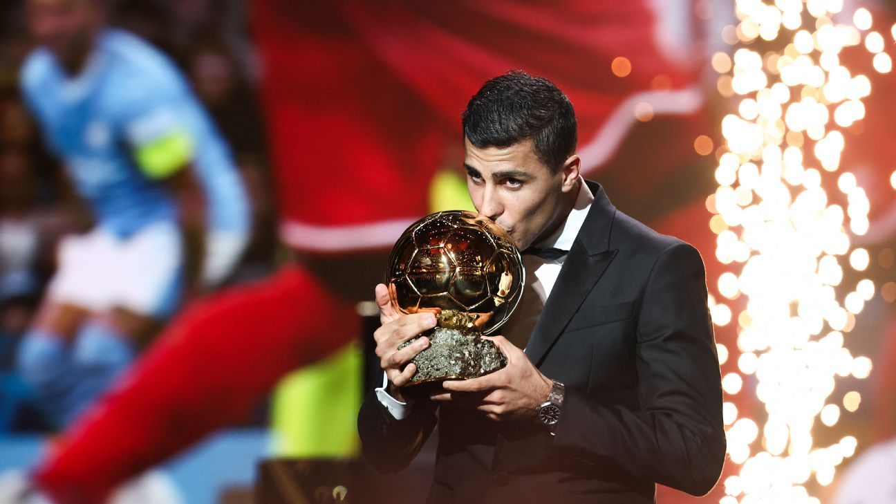 Ballon d'Or: Rodri, Viníciusஐ எதிர்த்து வெற்றி பெற்றதை அறிக்கை காட்டுகிறது