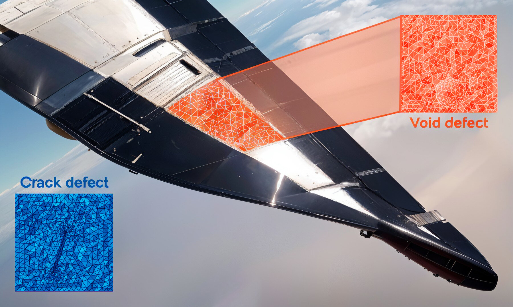 Digital twin confirms nanotubes can detect cracks in aircraft wing mid-flight