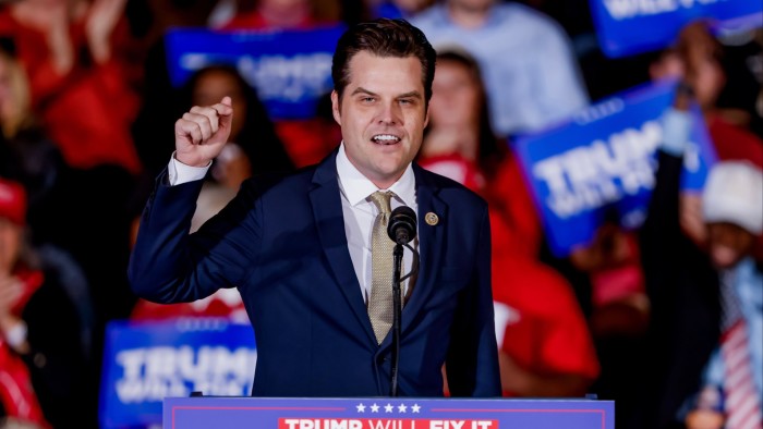 Donald Trump picks Matt Gaetz as attorney-general