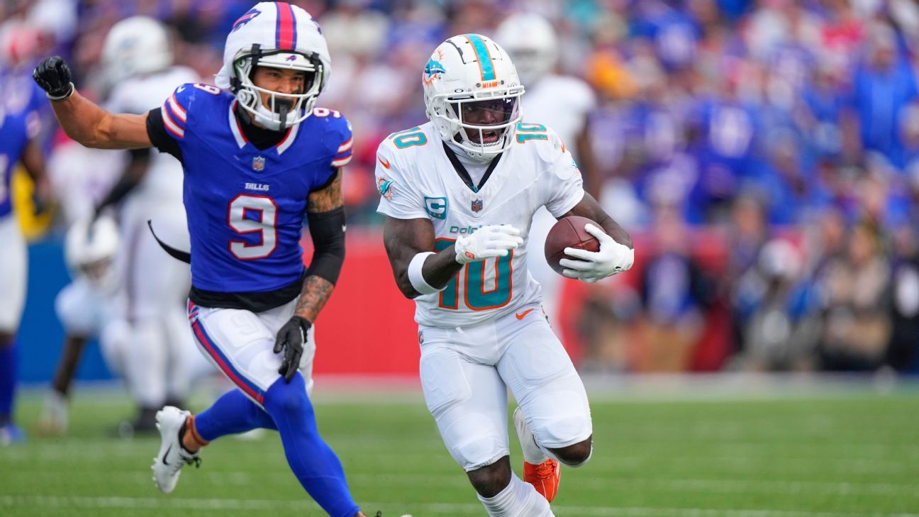 Why Dolphins WR Tyreek Hill is having worst season since 2016